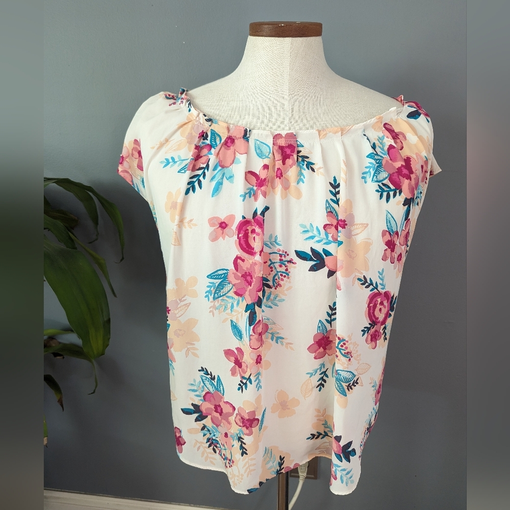 Lauren Conrad floral top